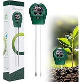 3 in 1 Plant Moisture Meter, PH Soil Meter, Soil Moisture/Light/PH Meter, Soil PH Meter, Double Soil Hygrometer Probe, for In
