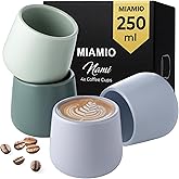 MIAMIO - Coffee Mugs Set, Ceramic Daily | Ceramic coffee mugs f&uuml;r Kaffee, Tee und Mahlzeiten, 250 ml, Pastel Coast for everyd