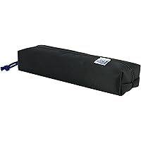 Estuche Escolar Para Estudiantes Comix - Estuche Escolar Ovalado Para Niños Y Jóvenes, Ideal Para Guardar La Papelería, Con Divisor Interior Con Trabillas Elásticas Y Práctico Cierre Estuche Silicona Negro