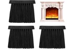 DUMHUTS Lot de 3 Brosses de Cheminée, Balayette Cheminée Plastique Durable avec Poignée et Fibres de Coco Douces pour Nettoyage Efficace et Entretien du Foyer, pour Maison et Usage Professionnel