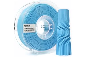 R3D PLA Pro Light Blue High Speed Filament 1.75mm 1KG, 3D Printer Filament for 30-600 mm/s High-Speed Printing, Dimensional Accuracy +/- 0.02 mm, 1kg Plastic Spool, Compatible with AMS
