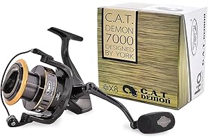 YORK FISHING Welsrolle York C.A.T. Demon 7000 Angelrolle Spinrolle Wallerrolle Großfischrolle