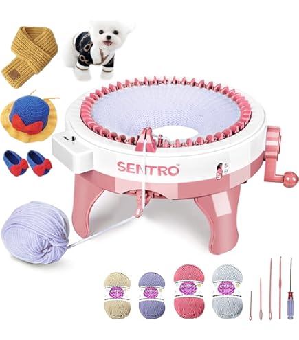 Macchina Per Maglieria A 22 Aghi - Telaino Manuale Per Sciarpe E Cappelli - Foto 5