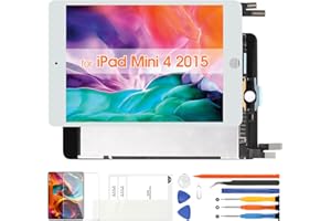ARSSLY Screen Replacement for iPad Mini 4 Mini4 2015 A1538 A1550 7.9" LCD Display Touch Digitizer Full Assembly with Repair Tools (White)