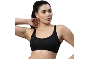 Enamor SB06 Low Impact Bra - Non-Padded, Wirefree & High Coverage