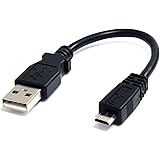 StarTech.com 6in Micro USB Cable - A to Micro B - USB to Micro B - USB 2.0 A Male to USB 2.0 Micro-B Male - 6-inches - Black