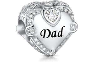 NINGAN 925 colección familiar de plata esterlina encantador regalo de perlas en forma de corazón para la familia Collar de pulsera adecuado para mujeres