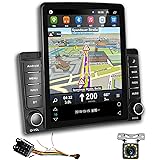 2 Din Android Autoradio GPS Podofo 9,5 Zoll vertikaler Touchscreen RDS FM Radio Bluetooth WiFi 3 USB-Spiegelverbindung Auto R