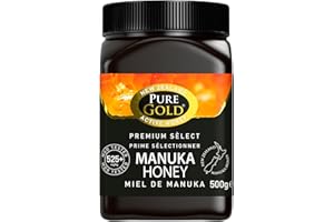 PURE GOLD Miele di Manuka Selezionato Premium 525+ MGO 500G