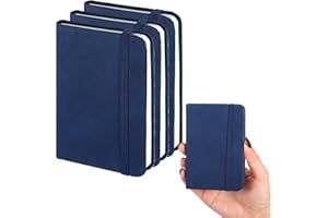 DONQTWAY Mini Notizbuch a7, 3 Stück 11×8 cm Kleines Notizbuch Klein für Schüler/Lehrer/Arbeitnehmer, Pocket Notebook für Jederzeit Aufnehmen