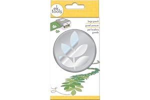 EK Tools Five Leaf Branch Punch, Grey, Large, 7.82 x 15.42 x 3.58 cm