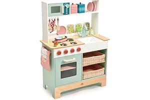 Tender Leaf Jeux de Rôle: Cuisine 67x32,4x91,5cm, avec Accessoires, en Bois, en boîte 72x64,6x11cm, 3+
