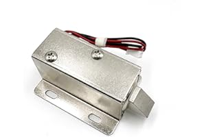 GODELY Mini Serratura Elettrica, Serratura Elettrica per Porta Cassetto, 12V, 0,6A, Adatta per Distributori Automatici Self-service, Cassetti, Casseforti