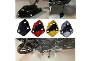 Midimttop Piastra ingranditore per cavalletto laterale per cavalletto per moto per Ho-nda Rebel CMX 1100 CMX1100 Rebel 1100 Accessories 2021 2022 (Nero)