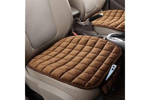 ‎NZDFH NZDFH Auto Sitzkissen, universelles Autositzkissen, Winter Autositzkissen, Weiche und warme Autokissen, Autositzschutz Sitzunterlage Kratzfest, Bequeme Auto-Kissen für Auto, LKW, SUV, Kaffee, 52x49cm