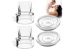 LUXEMUM Duckbill Valves 2 Pieces, 2 Piece Set Silicone Diaphragm Compatible with Momcozy Wearable Breast Pumps Replace Parts/Accessories
