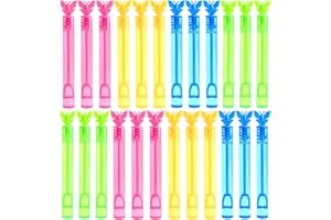 ZALAON Bubble for Kids, 24 Pieces Mimi Bubbles for Party Bags Butterflies Bubbles Wands Kids Party Toys Bag Fillers Class Gifts Prizes