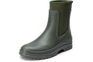 DREAM PAIRS Wellington Boots Women, Waterproof Rain Boots, Outdoor and Hiking Boots, Garden Boots, Comfortable Chelsea Boots