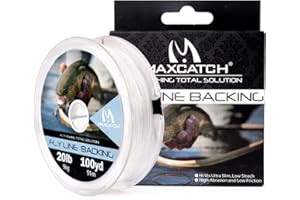SPRINTON Maxcatch Braided Fly Fishing Line Backing Line 20/30LB, 92m/100yds, 275m/300yards
