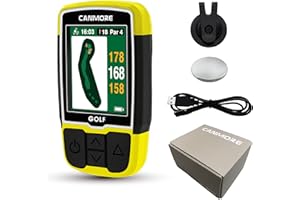 CANMORE SPORT HG200 Plus Golf GPS - Easy-to-Read Color - preloaded 40,000 Course map worldwidehape of The Green and The Fairway - Water Resistant - 1-Year Warranty
