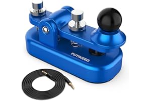 Putikeeg CW Clé Morse,clé télégraphique CW Keyers,télégraphe clé,clé Morse,clé de Code Morse Droite,Transmetteur de Code Morse,manipulateur Morse