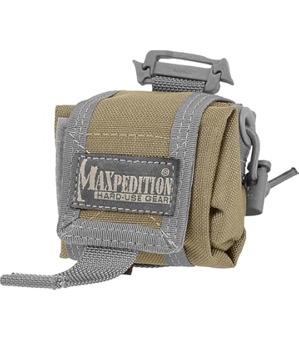 Maxpedition Tactique Can Case - Support Circulaire Rembourré - Armée - Kaki/Beige