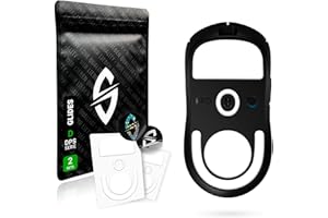 SensoryBoost DPS Glides per Logitech G PRO X Superlight 2 (Confezione da 2), piedini per mouse di ricambio – bordi arrotondati, più velocità, PTFE, Vestibilità perfetta, accessori per mouse da gioco