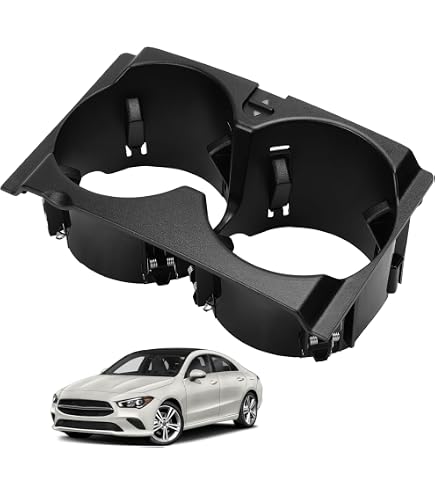 Haishine Portabicchiere Auto Per Mercedes Classe C W205, Classe E W213, GLC W253 - Ricambio A2056800691