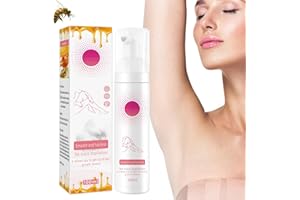 GENERISCH 100ml Belle Body Haarentfernung Schaum, Honig Mousse Haarentfernungsspray, Bienenwachs Haarentfernungsspray, Enthaarungsschaum für Beine, Arme und Achseln (1 pc)