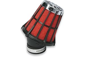 Filtro aria Malossi E5 dritto, corsa per PHBG/A 15 – 21, connettore: 32 X 1,25 mm, H 90 mm rosso, interno Filtro: Rosso, Gesch.... raubt