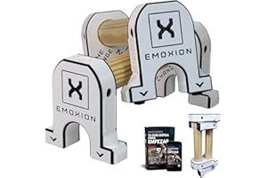 X EMOXION Emoxion Barras Paralelas Calistenia Profesionales PEQUEÑAS, Ideales Para Calistenia En Casa Soporte De Flexiones Entrenamiento Funcional Y Ejercicios De Gimnasia Artística. Version Nemexis