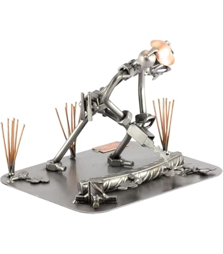 Steelman24 I Schroevenmannetje laser met persoonlijke gravure I Made in Germany I Handwerk I Geschenkidee I Stalen figuur I metalen figuur