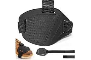 LUCYLANKER Motorrad-Schuhüberzüge, Motorrad-Schaltschutz, Motorrad-Schaltpads, Motorrad Shift Cover für Schuhe Stiefel Protector, Motorrad-Gadgets, Motorrad-Zubehör, Schwarz