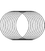 5 Stück Metallringe 25cm Mit Fuß - DIY Deko Ringe Schwarz 3mm