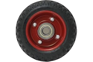 EM HOME TOOLS Rueda maciza goma de 16 x 5 cm Nº6