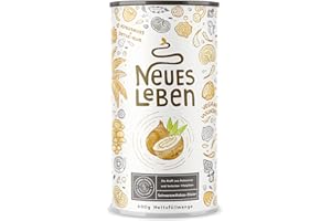 ALPHA FOODS Neues Leben - Elixir Détox noir - Formule au charbon actif, Matcha, Aloe Vera, Chaga, Shiitake, Reishi - 600 grammes de poudre