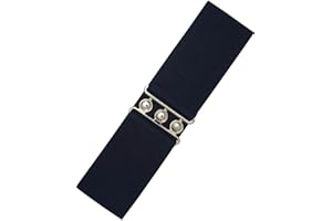 Ro Rox Retro Vintage-Stil Elastischer Weiter Gurt Gürtel - DE 34-54