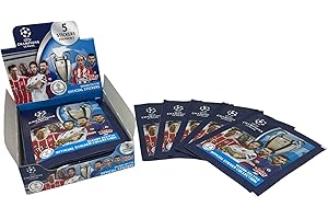 ‎BLUECRAFT Topps Match Attax UEFA Champions League Saison 2017/18 - Display je 30 Tüten mit 5 Stickern = 150 Sticker
