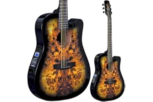 Lindo B-STOCK Venus (Slim Body) Electro Acoustic Guitar with F-4T Preamp/Tuner/EQ and Padded Gig Bag (Minor Cosmetic Imperfections)