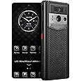 VERTU META 2 Carbon Fiber 5G AI Phone, Unlocked Android Web 3.0 Smartphone, 3 Systems, 50MP Camera, 120Hz 1.5K 1260×2800 AMOLED Display, Dual SIM, 65W Fast Charge (Black(Silver Case), 512 GB)