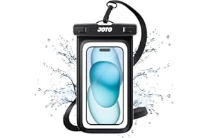 JOTO Wasserdicht Handyhülle,Unterwasser Hülle IPX8 Waterproof Handytasche für 6.9" iPhone 15 14 13 12 11 Pro Max/Samsung Galaxy S24 S23 Ultra S22 A54 Weiteren bis 7 Zoll- Schwarz