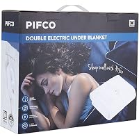 PIFCO® White Electric Blanket Double - Heated Electric Under Blanket with 3  Heat Settings with Detachable Controller - Easy Fit Straps - Machine  Washable : Amazon.co.uk: Home u0026 Kitchen