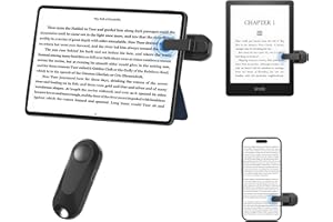 Locthal Page Turner Remote for Kindle Device Tablet Phone Reading, eBook Clicker Page Turner Control for Paperwhite Kobo eReaders Reading Accessories in Bed, Gifts for Readers