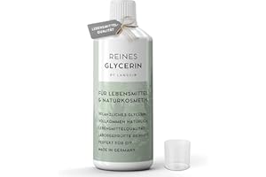 LANGGI Glycerin flüssig für Lebensmittel & Kosmetik (1000 ml) aus Deutscher Herstellung | 100% pflanzlich | E422 | VG