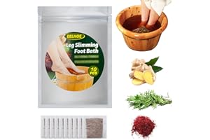 FOCUSUN 10/20 Pack Ginger Foot Soak, Foot Care Foot Relax, Chinese Herbal Foot Bath, Natural Mugwort Herb Foot Soak, Improve Sleep Quality (10PC)