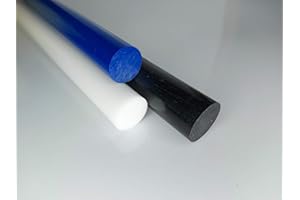 ALT-INTECH POM RUNDSTAB Rundstab aus POM blau Ø 20 mm, Lang 500 mm Kunststoffrundstab