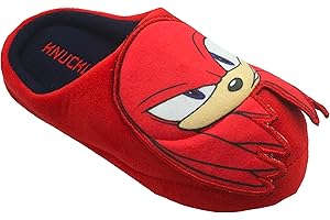 Sonic The Hedgehog, Boys or Girls Kids Sonic Slippers, Tails, Knuckles or Shadow, Size 10-5