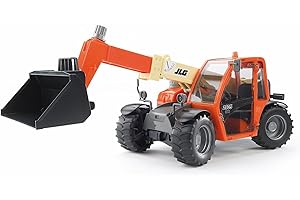 bruder 02140 - JLG 2505 chargeur télescopique, Véhicule de construction, Chantier, Chargeuse, Jouet