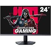 KOORUI 24 Inch Gamer PC Monitor, 165Hz 1080p 1ms IPS, Adaptive Sync, HDMI PC Monitor, 178° Viewing Angle, Wall Mount VESA (FH