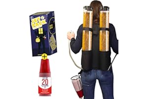 ORIGINAL CUP Double Beer Jet Pack | Drink Dispenser | Backpack | Premium Quality | 2 Reservoirs | 2 x 3L of Liquid | 2 Beer Nozzles | Drinks | Party | House Party | OriginalCup®